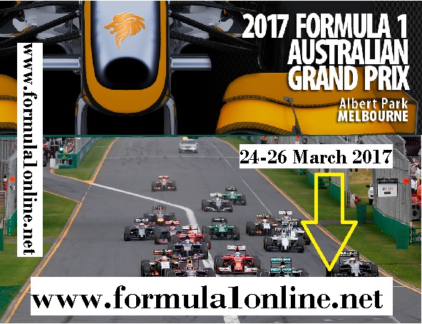 F1 Australian Grand Prix 2017 live