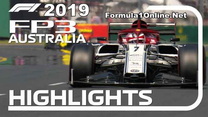 F1 Highlights 2019 Australian Grand Prix FP3