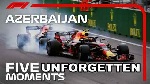 Five Unforgetten Moments At Azerbaijan Grand Prix Track