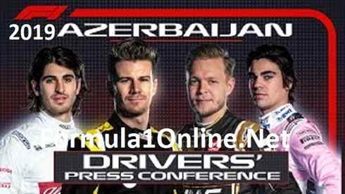  Azerbaijan GP 2019 Formula 1 Pre Race Press Conference