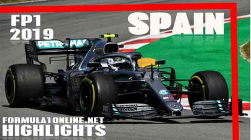 F1 Highlights 2019 Spanish Grand Prix FP1