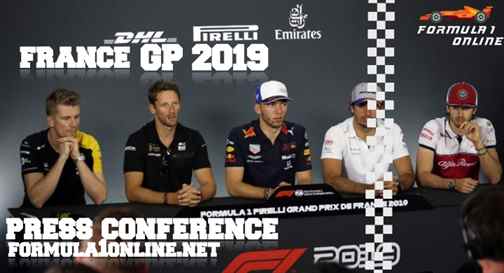 France GP 2019 Formula 1 Pre Race Press Conference