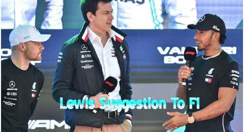 What Lewis is Suggesting to F1 Officials