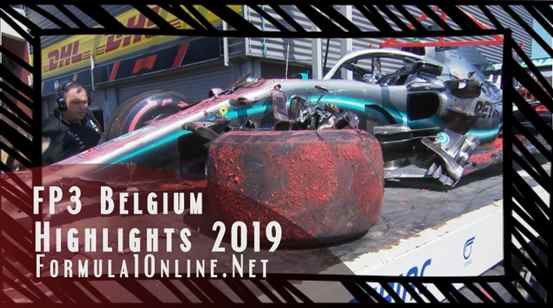 FP3 Belgian GP 2019 Formula 1 Highlights 2019