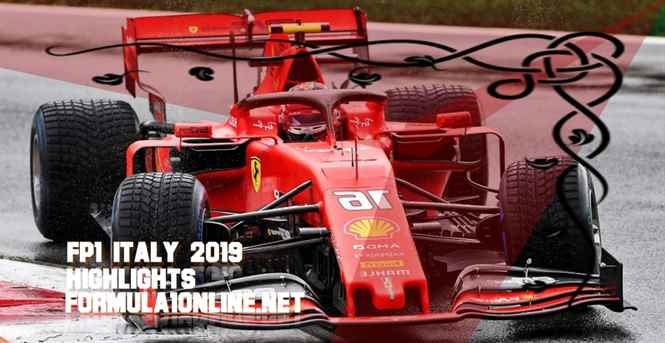 FP1 Italy GP 2019 Formula 1 Highlights 2019