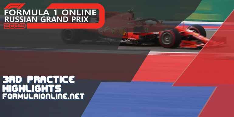  Russian 3rd Practice Formula 1 GP F1 Highlights 2019