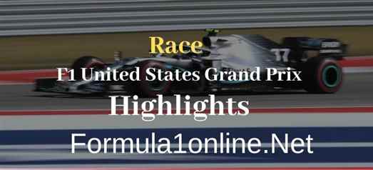 F1 USA GP Race Highlights 2019