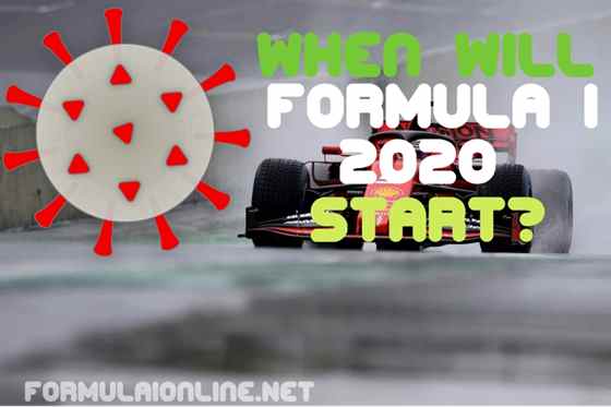 When will begin Formula One Schedule 2020