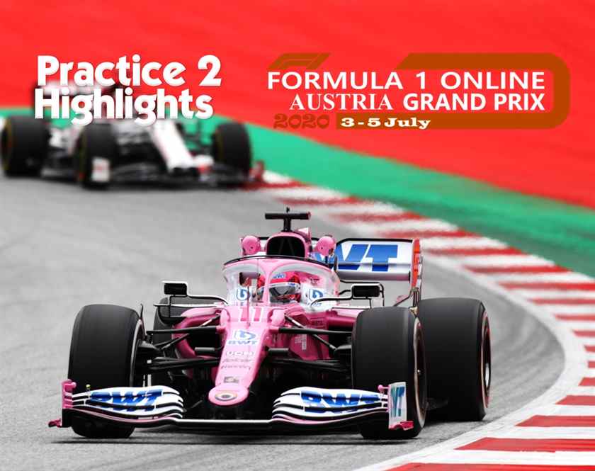 Practice 2 F1 Austrian GP 2020 Highlights