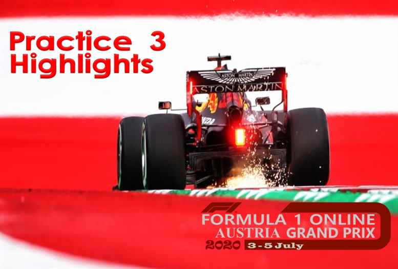 Practice 3 Formula 1 Austrian GP 2020 Highlights