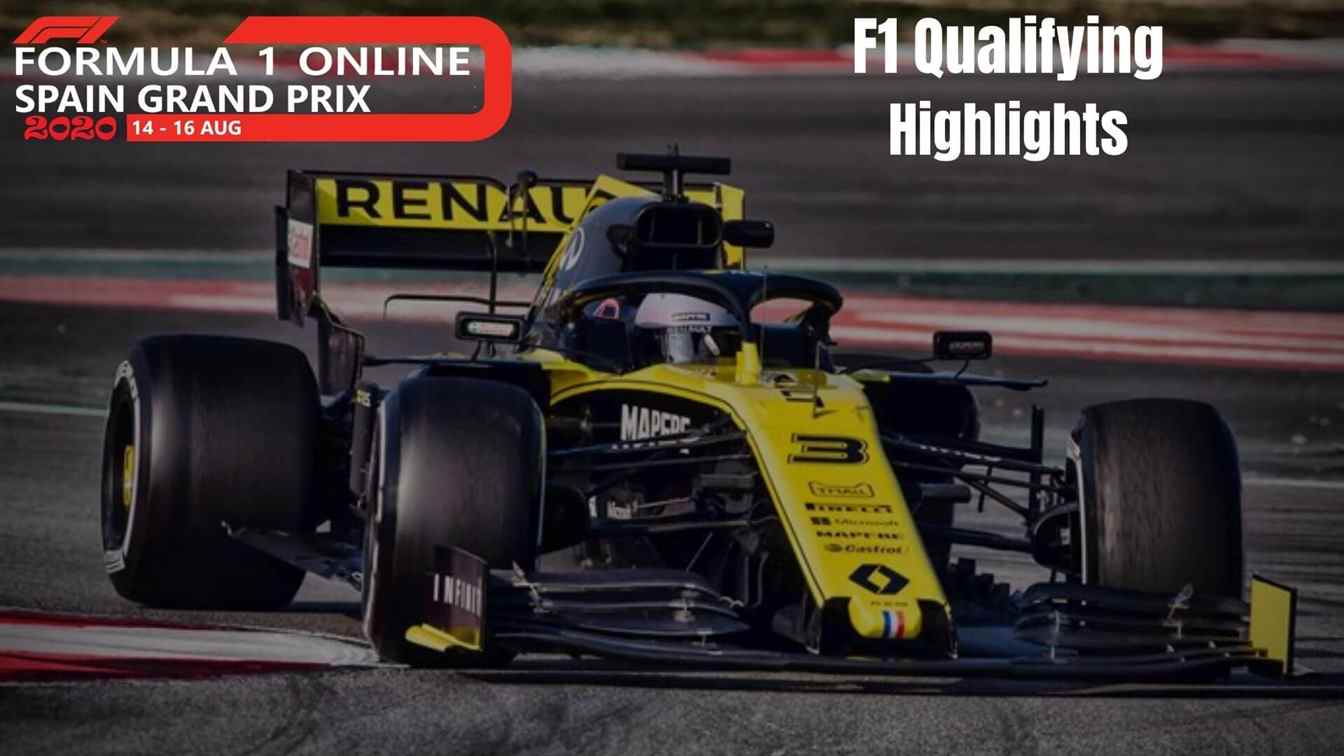 Spanish 2020 GP F1 Qualifying Highlights