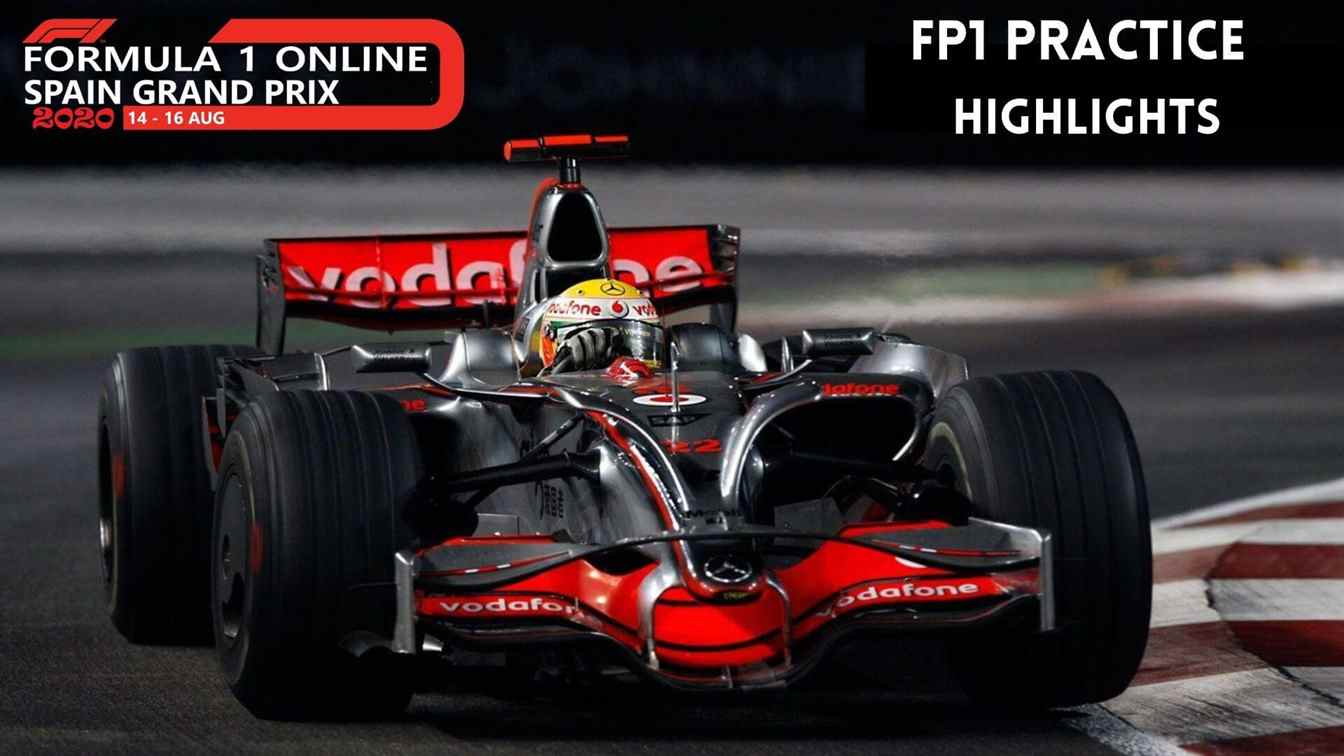 Spanish 2020 GP FP1 Highlights