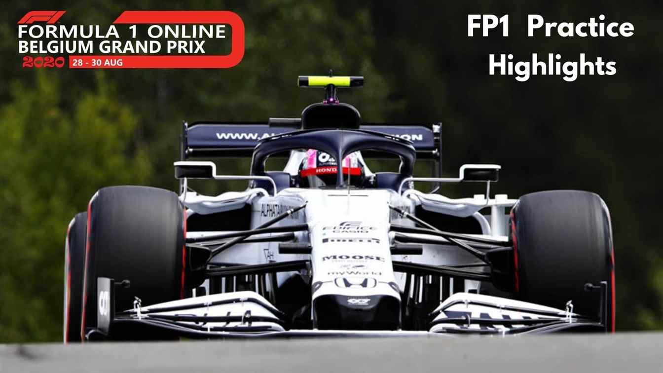 Belgium 2020 GP FP1 Highlights