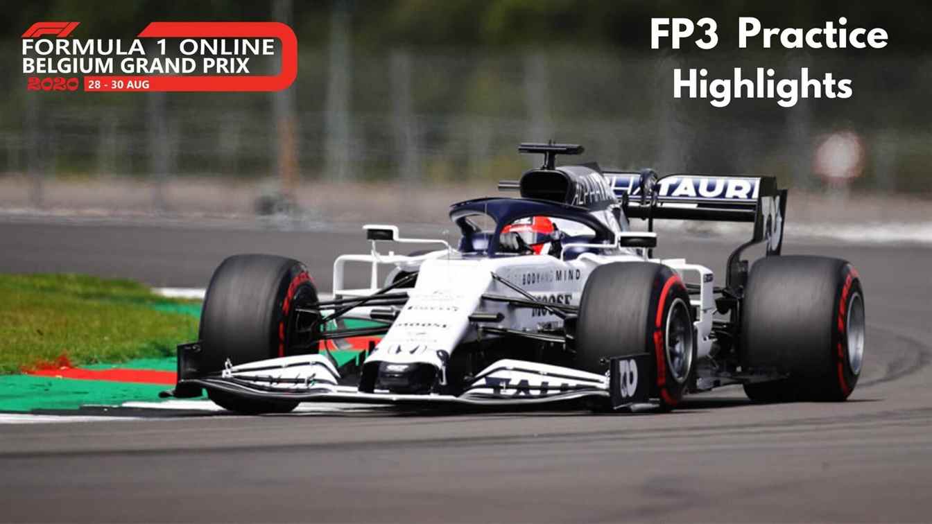 Belgium 2020 GP FP3 Highlights