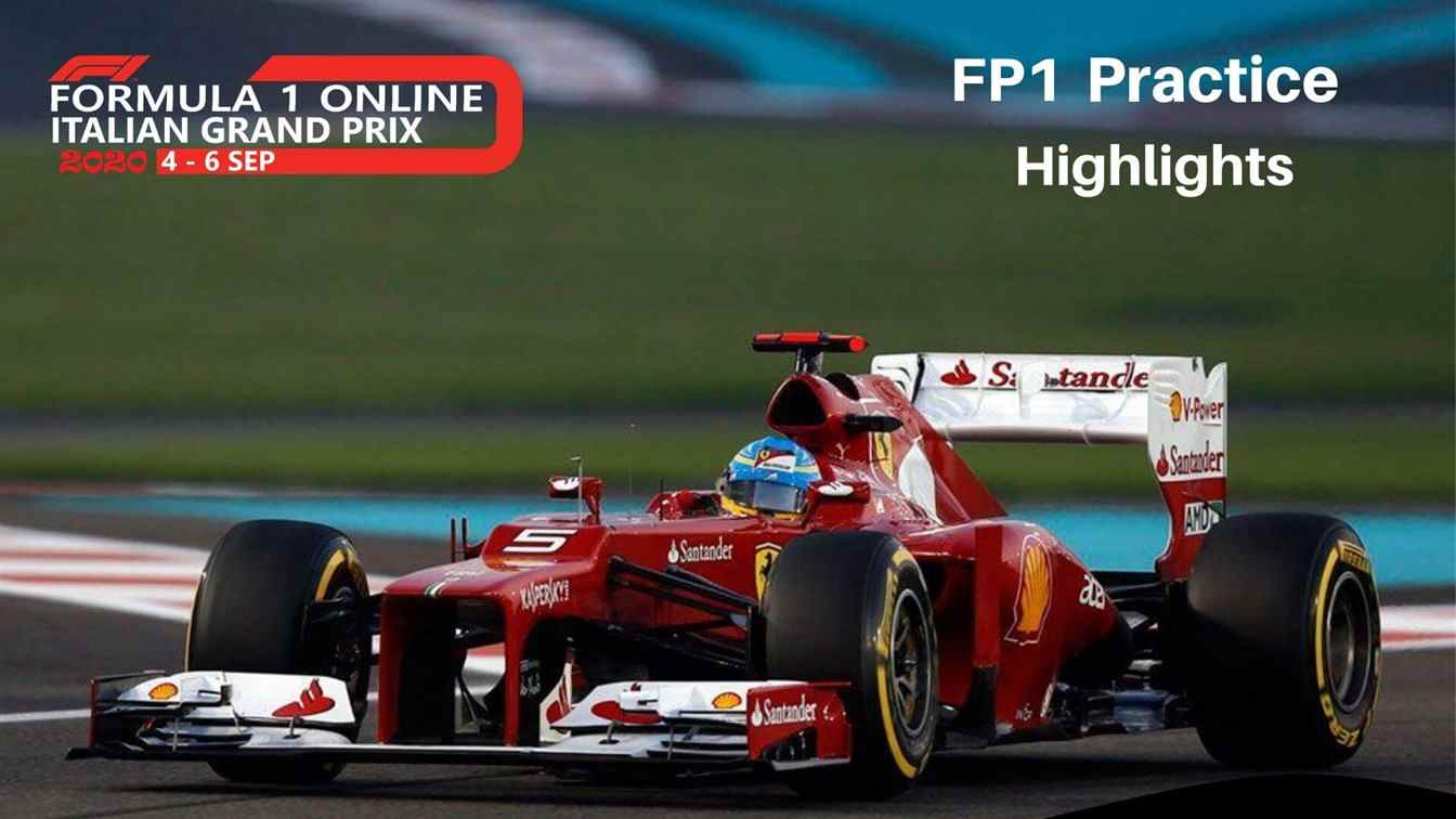 Italian 2020 GP FP1 Highlights