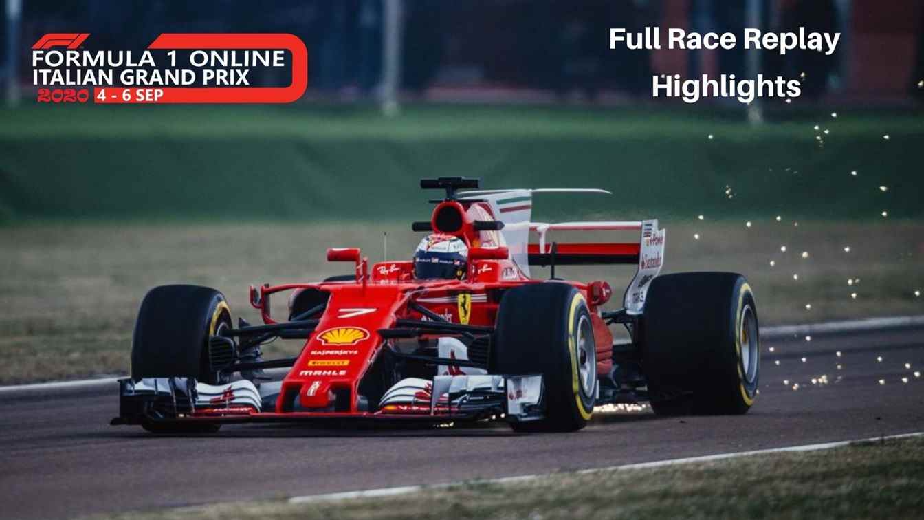 Italian 2020 GP F1 Highlights Full Race Replay