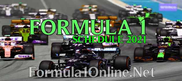 Formula 1 Updated Schedule 2021 Live Stream Full Replay