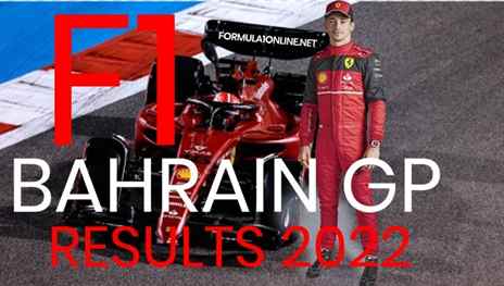 F1 Bahrain Results 2022 Ferrari Wins Seasons First Race