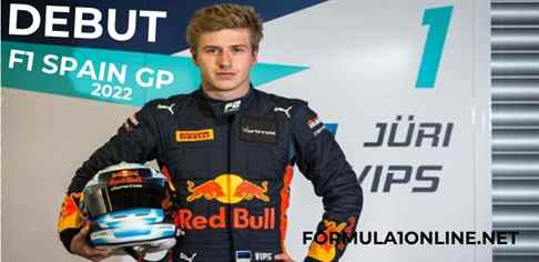 Red Bull Young driver Juri Vips will debut in FP1 in Barcelona