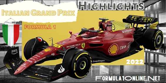 Italian GP Qualifying Highlights 10Sep2022 F1 Italy