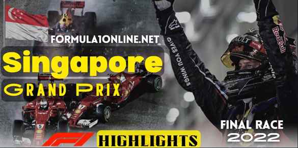 Singapore GP Race Highlights 02Oct2022 F1 Singapore