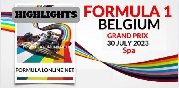 F1 Belgium Grand Prix Practice 1 HIGHLIGHTS