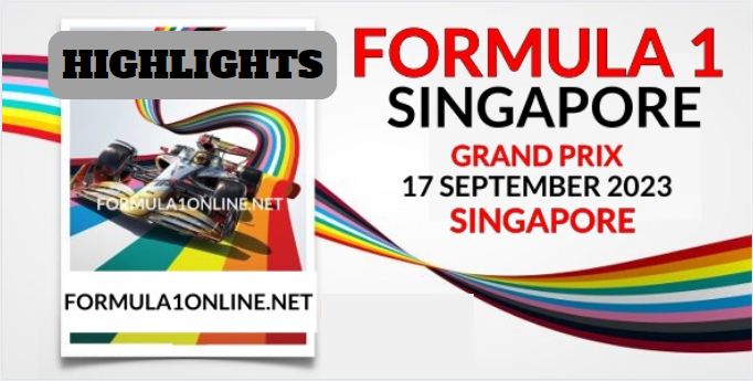 F1 Singapore Grand Prix Qualifying HIGHLIGHTS