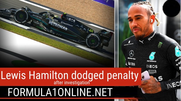 Lewis Hamilton dodged penalty after investigation