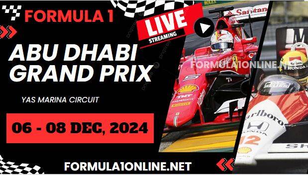 {Watch Live} F1 Abu Dhabi GP 2024 Race Stream & Replay