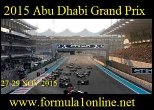 Live 2015 Abu Dhabi Grand Prix Online