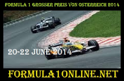Formula 1 Grosser Preis Von Osterreich 2014
